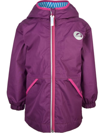 Finkid Essentials Outdoor Jacket Zip-In PUUSKIAINEN purple/raspb.