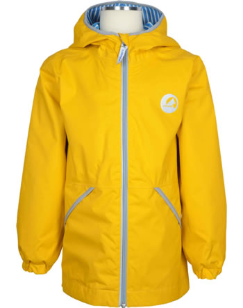 Finkid Essentials Outdoor Jacke Zip-In PUUSKIAINEN yellow/storm 1111004-607542