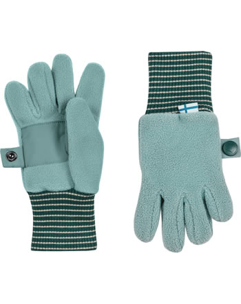 Finkid Fleece Gloves SORMIKAS smoke blue/deep teal