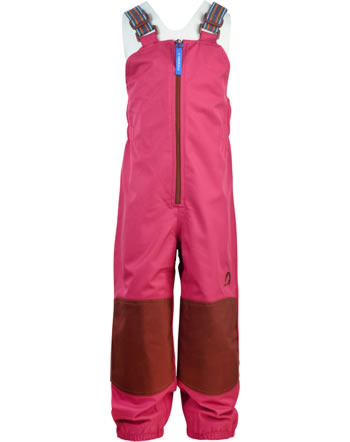 Finkid Fleece-lined outdoor trousers PIKKU LATULI raspberry