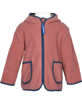 Finkid Jacket fleece Zip in TONTTU rose//navy 1122040-206100
