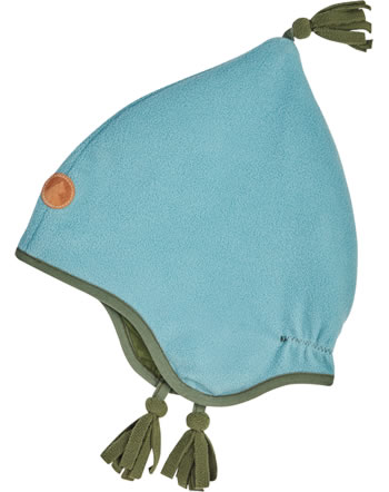 Finkid Fleece hat PIPO smoke blue/bronze green 1612052-152333
