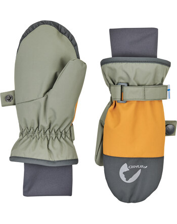 Finkid Handschuhe/Fäustlinge KIRJAVA mit 10.000 mm Wassersäule - Dark Sage/Vetiver