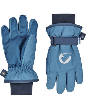 Finkid Handschuhe Fingerhandschuhe PIKKURILLI - Deep Water/Denim