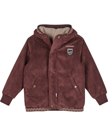 Finkid Herbst-/Winterjacke JUURI CORD - Sable (wendbar in Beige)