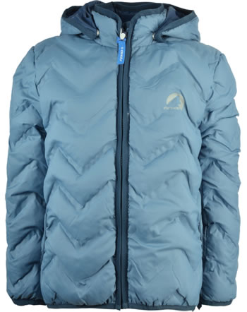 Finkid Quilted Jacket Zip In VANUKAS AIR real teal/navy
