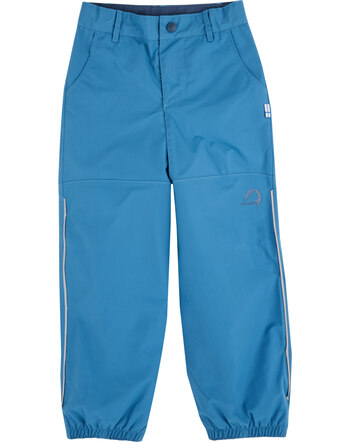 Finkid Regen-/Outdoorhose 'Pippuri' aus wetterfestem Material - Deep Water/Denim