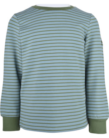 Finkid Ringel T-Shirt Langarm RIVI smoke blue/bronze green