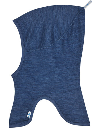 Finkid Schlupfmütze/Balaclava LUOLA SOFT aus Wolle & Baumwolle - Denim