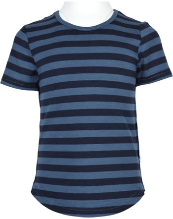 Finkid T-Shirt aus Bambusjersey Kurzarm MAALARI real teal/navy 1543014-170100