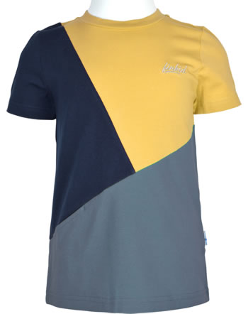 Finkid T-Shirt Kurzarm ANKKURI LSF 50+ golden yellow/real teal 1542012-609170