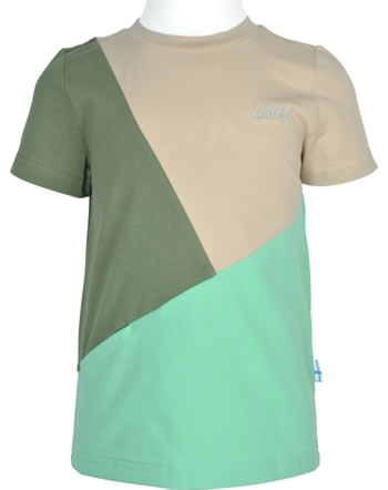 Finkid T-Shirt Kurzarm ANKKURI LSF 30+ pebble/waterfall1542012-443169