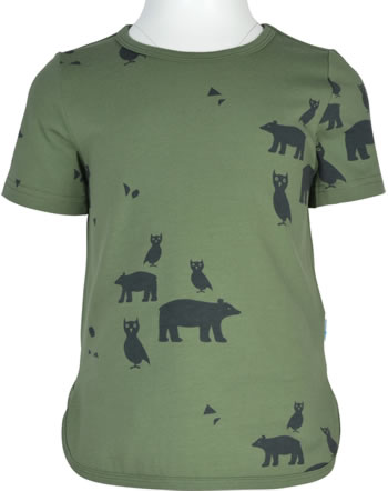 Finkid T-Shirt short sleeve ILTA LSF 50+ bronze green 1542013-333000