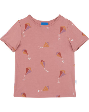 Finkid T-Shirt short sleeve UPF 50+ ILTA SUN made of viscose/bamboo - Peach