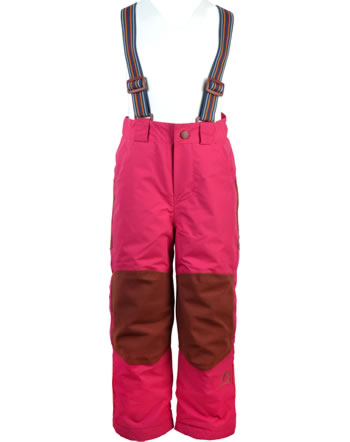 Finkid Snow pants RUUVI raspberry/sable 1212010-222265