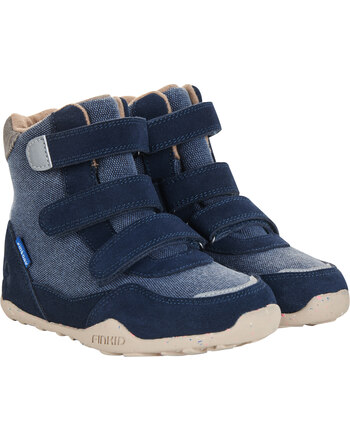 Finkid Winter-Barfußschuhe mit Reißverschluss ILVES - Navy