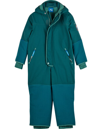 Finkid Winter-Overall mit Verstärkung HUSKY HAALARI extra warm ❄ - Deep Teal/Deep Jungle