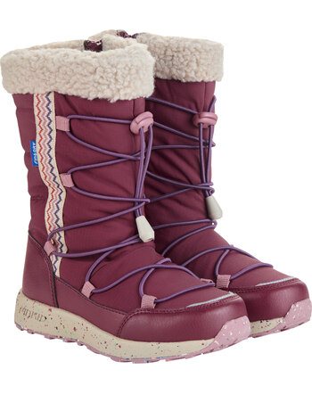 Finkid Winter-Stiefel LAUMA mit Teddy-Futter - Cranberry