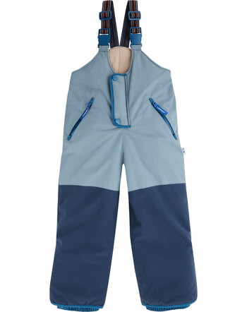 Finkid Winterhose 'Kajo Husky' aus winterfestem Material - Cloud/Deep Water