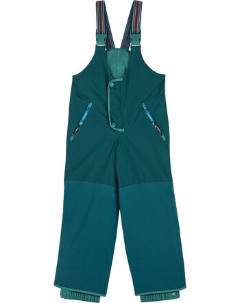 Finkid Winterhose KAJO HUSKY robust & wasserfest  - Deep Teal/Deep Jungle