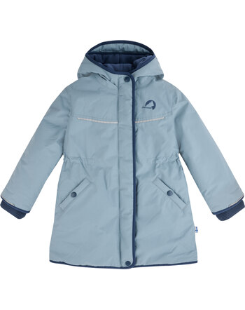 Finkid Wintermantel mit Kapuze 'Milla' - Cloud/Denim