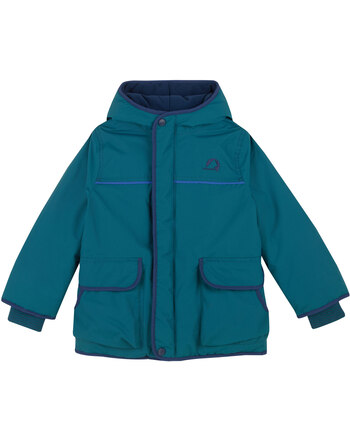 Finkid Winterparka mit Schneefang TALVI SPORT - Deep Teal/Navy