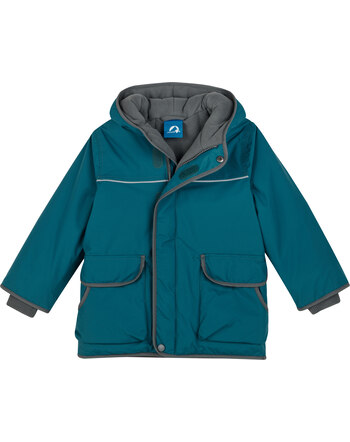 Finkid Winterparka mit Schneefang TALVI SPORT - Ocean/Dark Sage