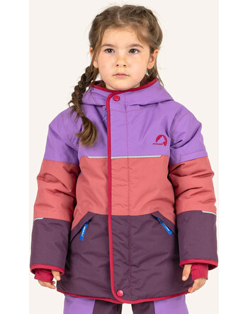 Finkid Winterparka 'Taika Snow' aus winterfestem Material ❄ - Bellflower/Berry