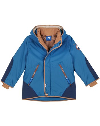 Finkid Winterparka TALVINEN HUSKY - Deep Water/Almond