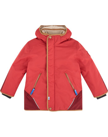 Finkid Winterparka 'Talvinen Husky' aus winterfestem Material - Lava/Almond