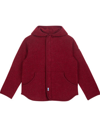 Finkid Wollfleecejacke Zip In LUONTEVA - Cranberry