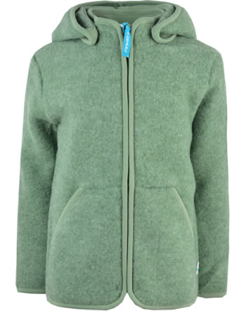 Finkid Zip-In Inner Jacket woolfleece LUONTO WOOL green bay