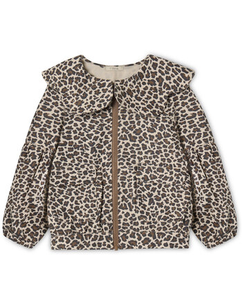 Fliink Bomber-Jacke 'Leo' aus Baumwolle im Leo-Look - Pine Bark