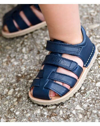 Froddo Barfoot-Sandals BAREFOOT FLEXY F made of leather - Dark Blue