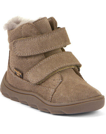 Froddo Barfuß-Winterschuh 'Zeru Tex Furry' mit Fellfutter - Beige