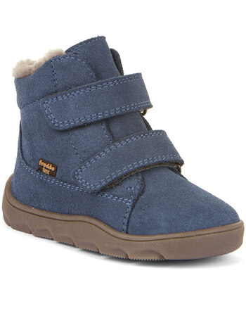 Froddo Barfuß-Winterschuh 'Zeru Tex Furry' mit Fellfutter - Darkblue