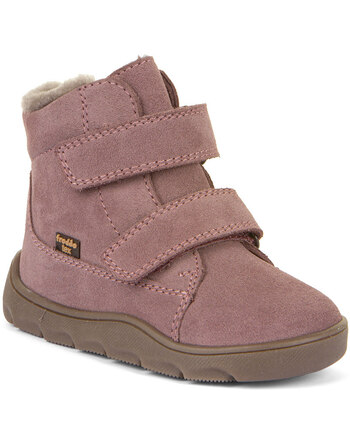 Froddo Barfuß-Winterschuh 'Zeru Tex Furry' mit Fellfutter - Dark Pink