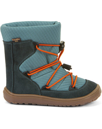 Froddo Barfuß-Winterstiefel 'Tex Track' mit Wollfutter - Petroleum