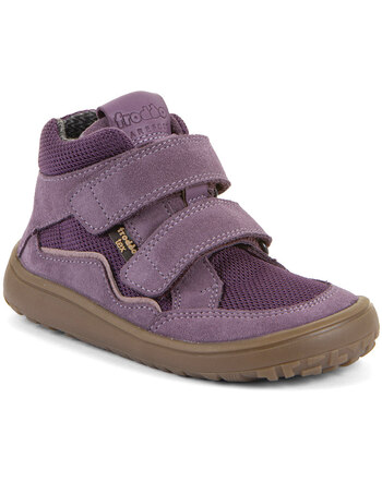 Froddo Übergangsschuh/-stiefelette 'Barefoot TEX Autumn' mit TEX-Membran & Klettverschluss - Grape Wine