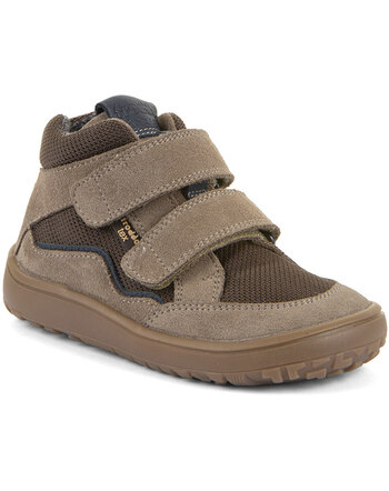 Froddo Übergangsschuh/-stiefelette 'Barefoot TEX Autumn' mit TEX-Membran & Klettverschluss - Beige/Brown