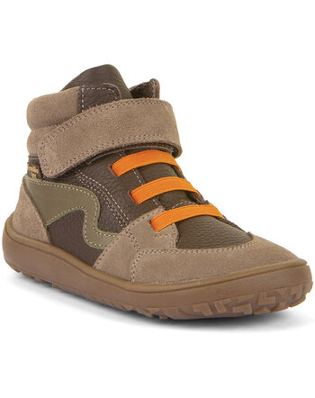 Froddo Übergangssneaker/-Schuh 'Barefoot TEX Go' mit TEX-Membran & Klettverschluss - Braun