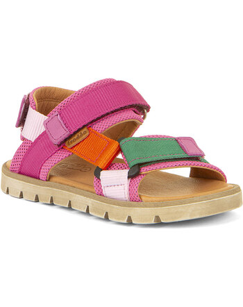 Froddo Kids-Sandals KE FLASH made of textil - Fuxia/Pink