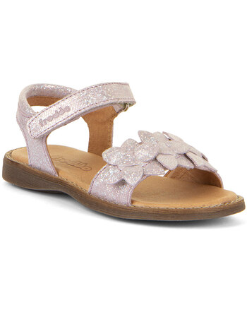 Froddo Kids-Sandals LORE FLOWERS made of leather - Pink+