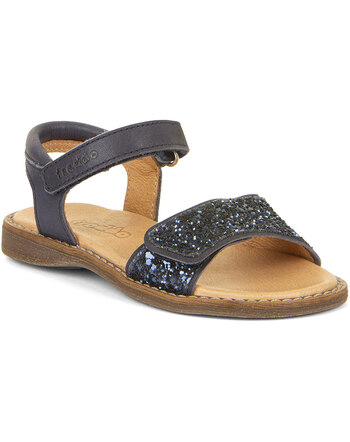 Froddo Kids-Sandals LORE SPARKLE made of leather - Dark Blue