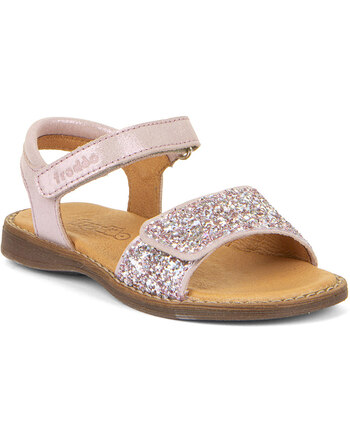 Froddo Sandale 'Lore Sparkle' aus Leder - Pink Shine