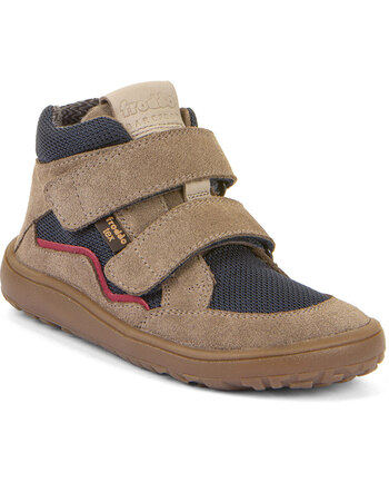Froddo Übergangsschuh/-stiefelette 'Barefoot TEX Autumn' mit TEX-Membran & Klettverschluss - Beige