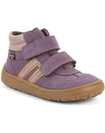 Froddo Übergangssneaker/-schuh 'Barefoot F-Motion TEX' mit TEX-Membran & Klettverschluss - Grape Wine