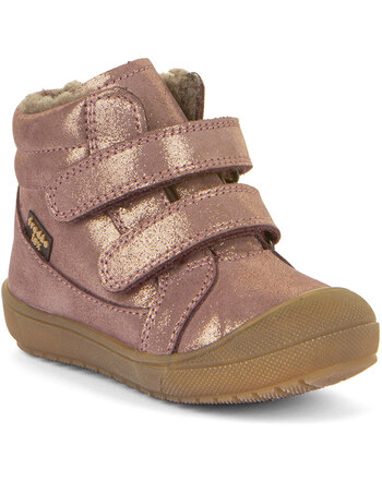 Froddo Winterstiefelette 'Ollie Wool Tex' mit Wollfutter - Pink/Gold