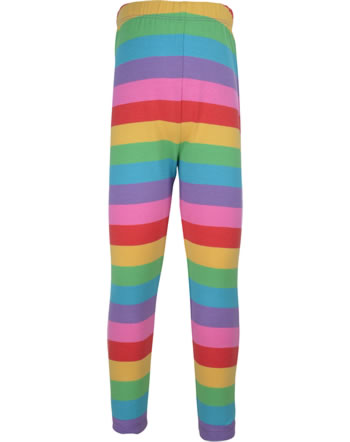 Frugi Leggings LIBBY foxyglove rainbow stripe LEA005FRB