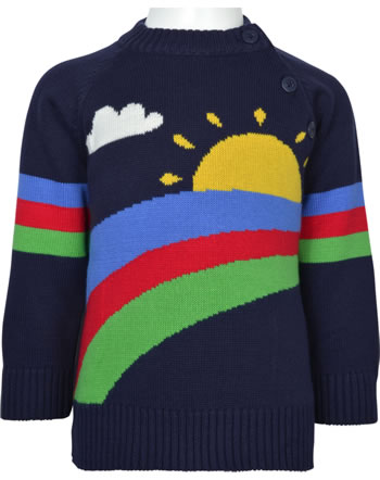 Frugi Knitted pullover JETT JUMPER indigo/rainbow scene KWS207IRE GOTS